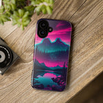 2 Rounds Canada Retina Artwork Vaporwave Phone Case – Landscape Aesthetic