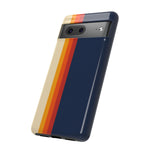 Retro Rainbow Stripe Phone Case | Tough Phone Case