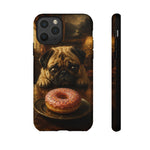 Pug Donut Dilemma Tough Phone Case