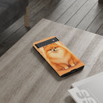 Pomeranian Tiny Fox Fluffy Art Tough Phone Case