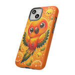 Sun Conure Kawaii Citrus Art Tough Phone Case