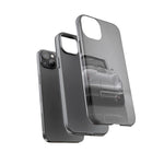 Silver Corvette Art Phone Case, C2 Sting Ray Classic Sports Cover