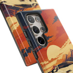 Retro Sunset Countach phone case | Sports car tough cover
