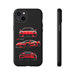 2026 Red C8 Z06 Phone Case for Chevy Fans, Tough Cover