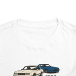 1984 Chevy Monte Carlo Toddler T-Shirt – Red, White & Blue Retro Car Tee