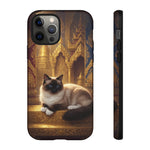 Birman Cat Sacred Temple Silk Art Tough Phone Case