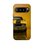 Classic Camaro SS Phone Case, Yellow 69 Muscle Car Cover, Gift for Guys