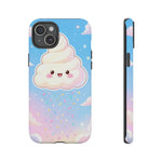 Kawaii Whipped Cream Cloud Tough Case | Cute Pastel Sprinkles Phone Cover