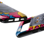 British Shorthair Round Pop Art Tough Phone Case