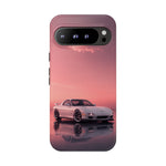 White FD RX-7 Blush Pink Sky Tough Case