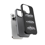 Silver Prelude Sports Coupe Tough Phone Case for JDM Fans