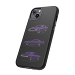 Cuda Phone Case Purple, Three-View Vector Tough Cover, Gift