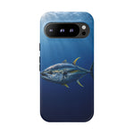 Yellowfin Tuna Phone Case, Deep Blue Water Tough Cover, Gift