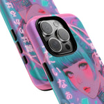 Neon Cyber Geisha phone case | Tough Case