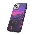 Retro JDM Sports Car Sunset MR2  phone case | Tough Cases