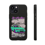 R32 Skyline GT-R Manga Style JDM Tough Phone Case Cover Gift