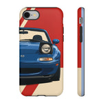 Miata Mariner Blue Pop-up Tough Phone Case for JDM Car Fans