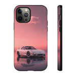 White FD RX-7 Blush Pink Sky Tough Case