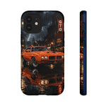 70 GTO Judge Phone Case, Rainy City Night Muscle Car Cover