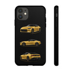 Gold Fairlady Z Classic Sports Car Tough Phone Case - 3 View