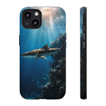Cobia Reef Phone Case, Shaft of Light Ocean Fishing Tough Cover