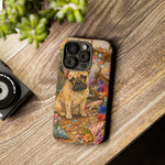 Guilty French Bulldog Phone Case, Confetti Watercolor Cover