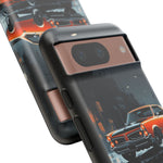1966 GTO Orange Rainy City Tough Phone Case Cover Gift Art