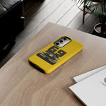 1969 Camaro Z28 Yellow Front View Muscle Car Tough Phone Case