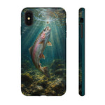 Rainbow Trout Take Phone Case Freshwater Fishing Gift for Anglers