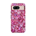 Pink Heart Gem Pattern phone case | Tough Case