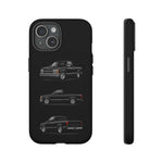 Black Silverado Classic Pickup Tough Phone Case for Chevy Truck Fans