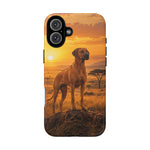 Rhodesian Ridgeback African Savanna Art Tough Phone Case