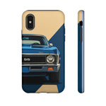 1970 Chevy Nova SS Marina Blue Tough Phone Case