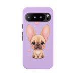 French Bulldog Bat Ears Kawaii Pet Dog Art Tough Phone Case