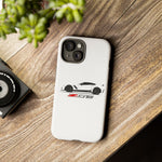 White C7 Z06 Phone Case for Chevy Vette Fans, Tough Cover