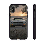 68 Nova SS Phone Case, Silver Muscle Car Misty Dawn Gravel Road Cover