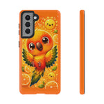 Sun Conure Kawaii Citrus Art Tough Phone Case