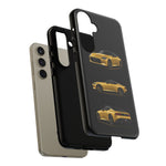 Gold Fairlady Z Classic Sports Car Tough Phone Case - 3 View