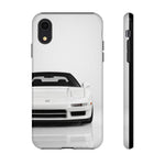 White NSX Phone Case, Retro 90s JDM Supercar Cover, Gift for Car Lovers