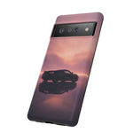 C8 Corvette Silhouette Pastel Horizon Case