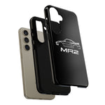 MR2 White Side Silhouette JDM Tough Phone Case Cover Gift