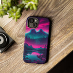 2 Rounds Canada Retina Artwork Vaporwave Phone Case – Landscape Aesthetic