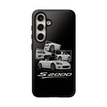 White S2000 Roadster Collage JDM Tough Phone Case Cover Gift