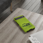 Green Cuda Muscle Car phone case for Gear Heads