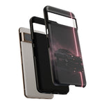 FC RX-7 Pink Neon Fog Column Tough Case
