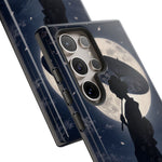 Geisha Parasol Moonlight Art Tough Phone Case