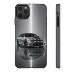 Silver Charger RT Phone Case, Classic Muscle Car Racing Stripe Cover