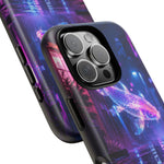 Neon Koi Reflection Vaporwave phone case | Tough Cover