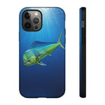 Mahi Mahi Underwater Phone Case, Sunbeam Open Water Cover, Gift