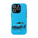RX-7 Cyan Studio Phone Case Studio Color Match Car Art